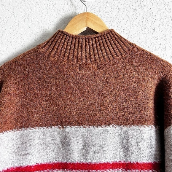 Universal Thread Striped Mock Turtleneck Wide Sleeve Sweater - Picture 10 of 13